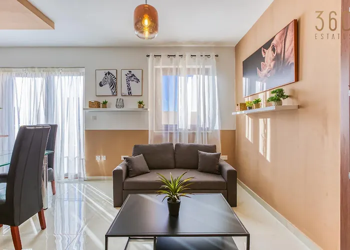 Appartement Bright 2br With Private Terrace In St Julians By 360 Estates San Ġiljan