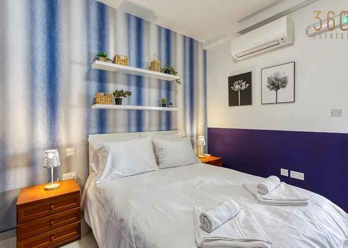 Bright 2br With Private Terrace In St Julians By 360 Estates